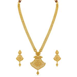 Buy 22 Karat Gold Necklace Set