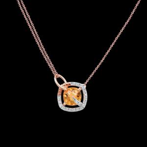 Buy 14 Karat Gold & Diamond Necklace