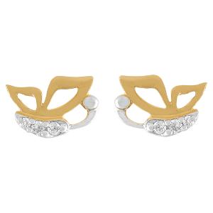 Buy 14 Karat Gold & Diamond Earrings