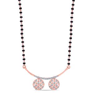 Buy 14 Karat Gold & Diamond Mangalsutra