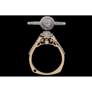 Buy 14 Karat Gold & Diamond Ring
