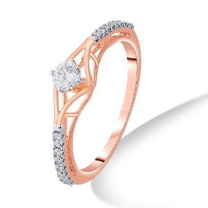 Buy 14 Karat Gold & Diamond Ring
