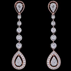 Buy 18 Karat Gold & Diamond Earrings