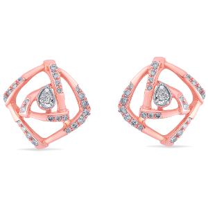 Buy 14 Karat Gold & Diamond Earrings