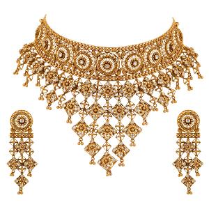 Buy 22 Karat Gold Necklace Set