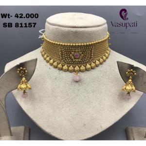 Buy 22 Karat Gold Necklace Set