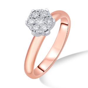 Buy 18 Karat Gold & Diamond Ring