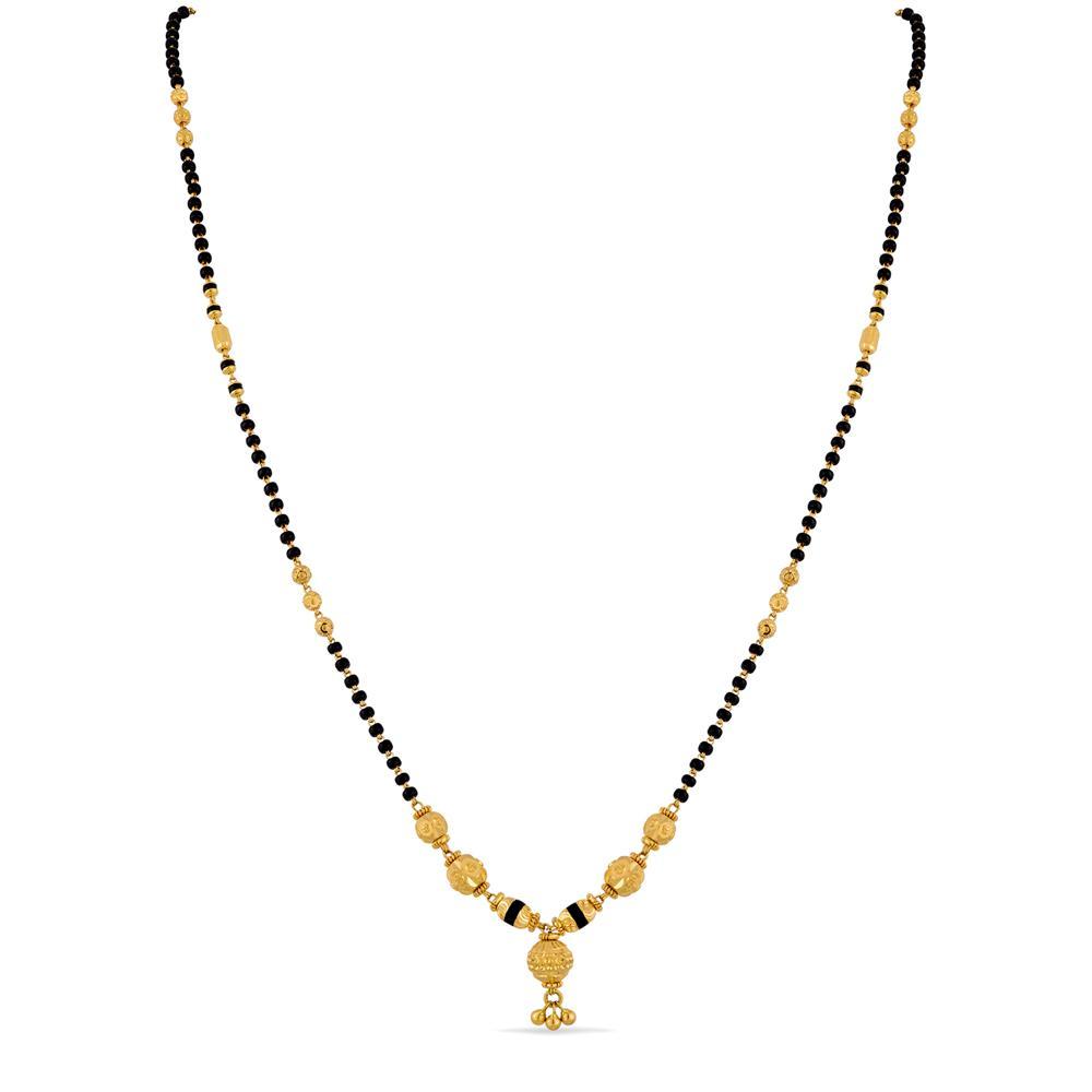 Round Design 22 Karat Gold Mangalsutra | Gold - Reliance Jewels