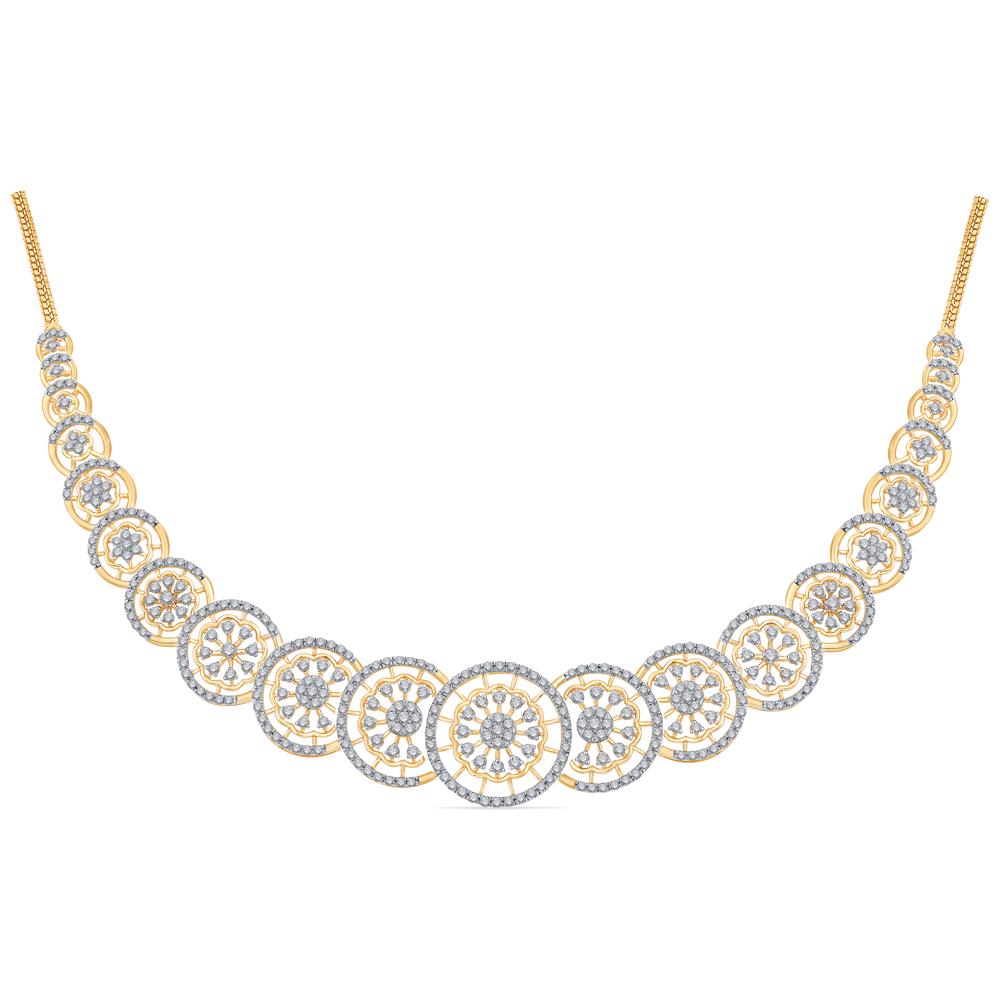 Buy 14 Karat Gold & Diamond Necklace