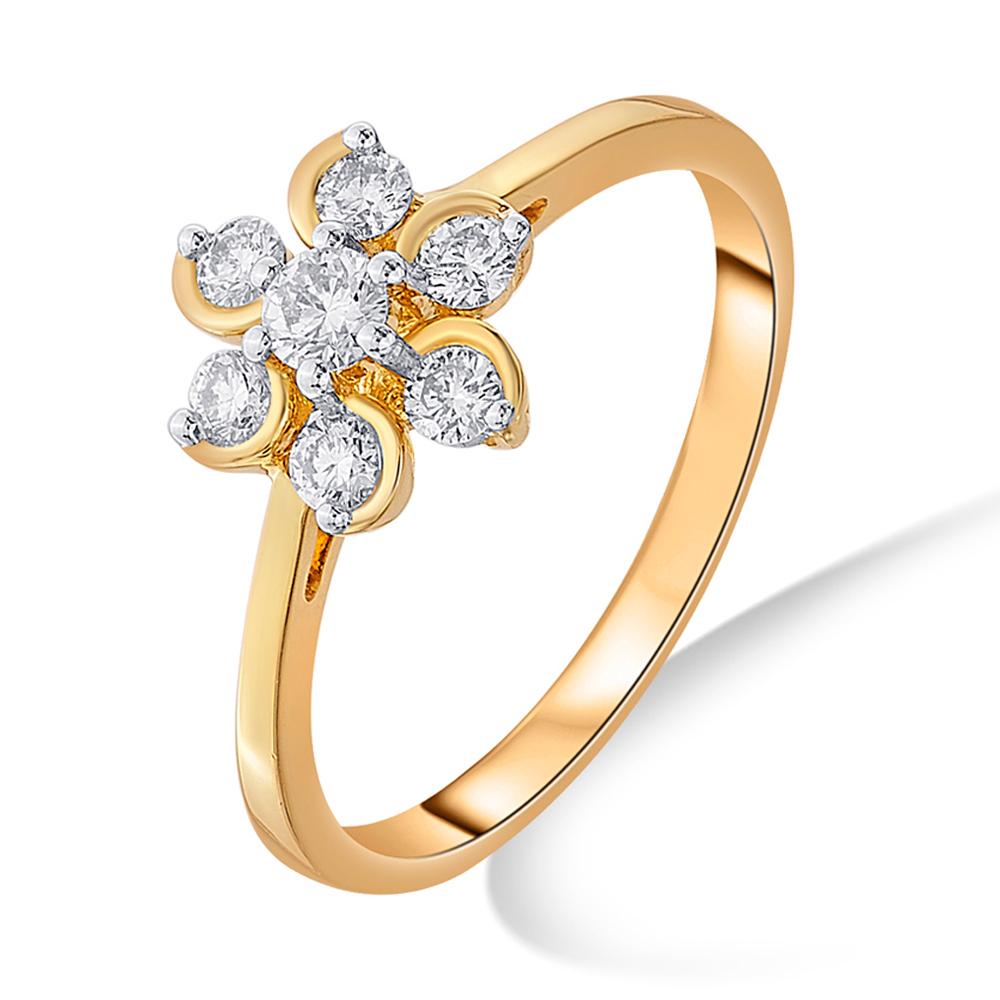 Buy 18 Karat Gold & Diamond Ring