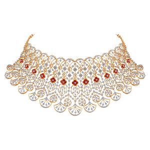 Buy 14 Karat Gold & Diamond Necklace