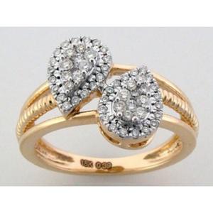 Buy 18 Karat Gold & Diamond Ring