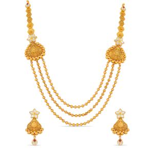 Buy 22 Karat Gold Necklace Set