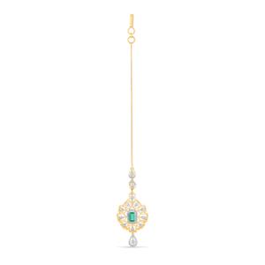 Buy 18 Karat Gold & Diamond Mang Tikka
