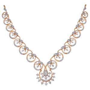 Buy 18 Karat Gold & Diamond Necklace
