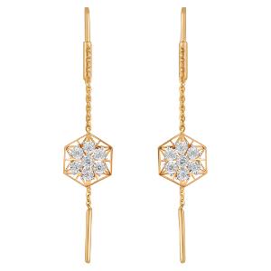 Buy 14 Karat Gold & Diamond Earrings