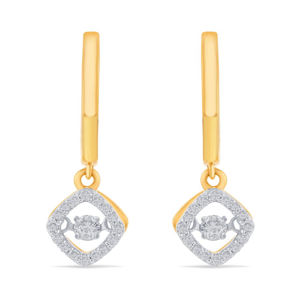 Buy 14 Karat Gold & Diamond Earrings