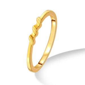 Buy Delicate Ripple Gold Ring