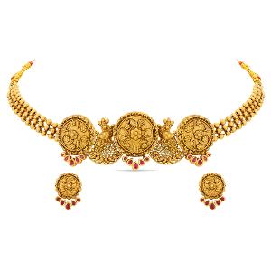 Buy 22 Karat Gold Necklace Set