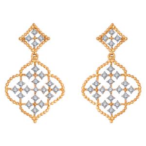 Buy 14 Karat Gold & Diamond Earrings