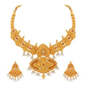 Buy 22 Karat Gold Necklace Set