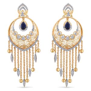 Buy 14 Karat Gold & Diamond Earrings