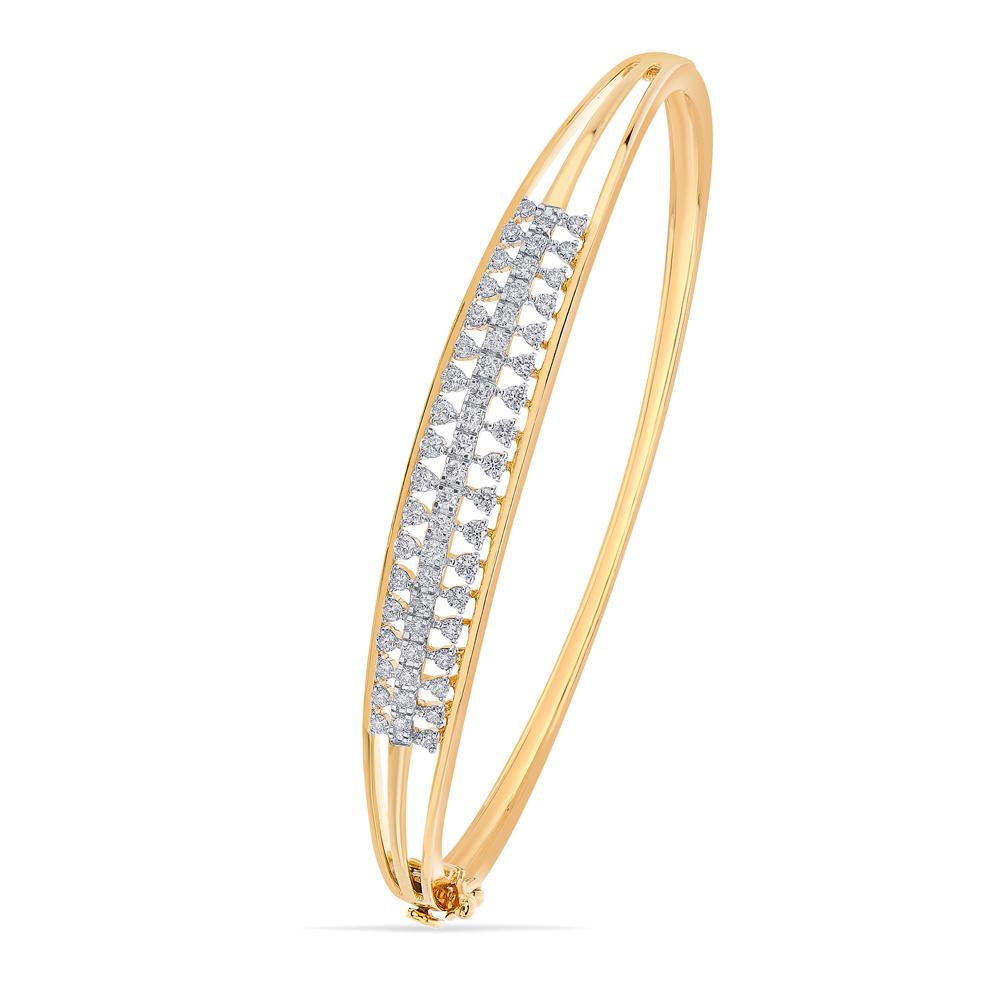 Buy 14 Karat Gold & Diamond Bracelet