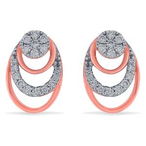 Buy 14 Karat Gold & Diamond Earrings