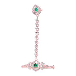 Buy 18 Karat Gold & Diamond Haath Phool