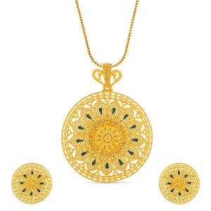 Buy 22 Karat Gold Pendant Set