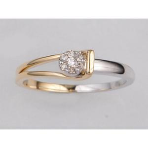 Buy 14 Karat Gold & Diamond Ring