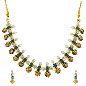 Buy 22 Karat Gold Necklace Set
