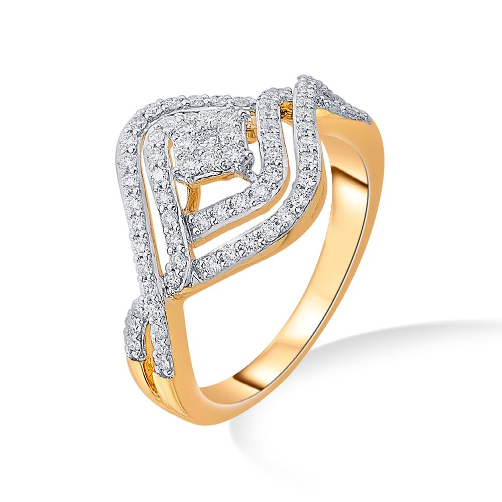 Buy 14 Karat Gold & Diamond Ring