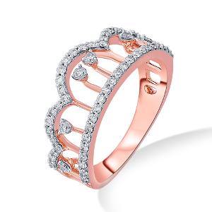 Buy 14 Karat Gold & Diamond Ring