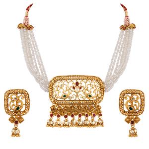 Buy 22 Karat Gold Necklace Set
