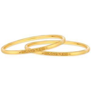 Buy Luminous Shine of Eligance Gold Bangles