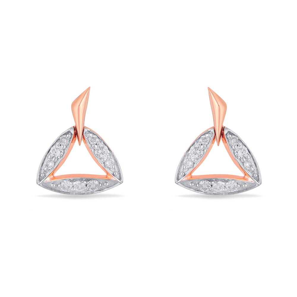 Buy 14 Karat Gold & Diamond Earrings