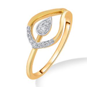 Buy 14 Karat Gold & Diamond Ring