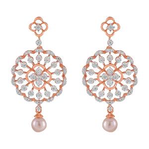 Buy 18 Karat Gold & Diamond Earrings