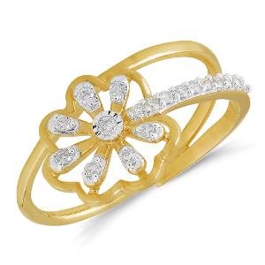 Buy 14 Karat Gold & Diamond Ring