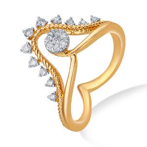 Buy 18 Karat Gold & Diamond Ring