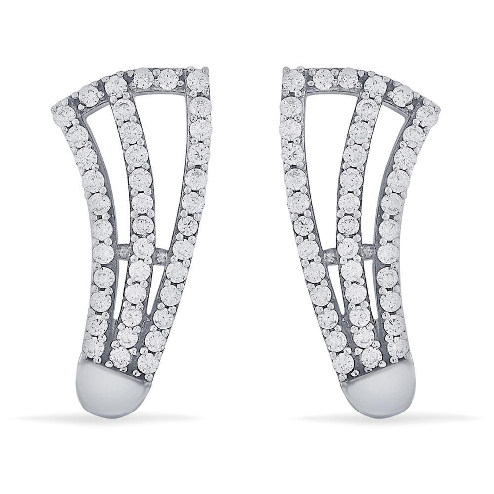 Buy Radiant Rays Silver Earring