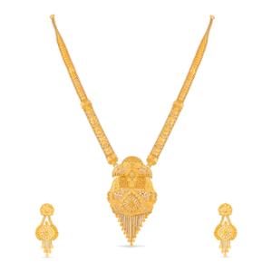 Buy 22 Karat Gold Necklace Set