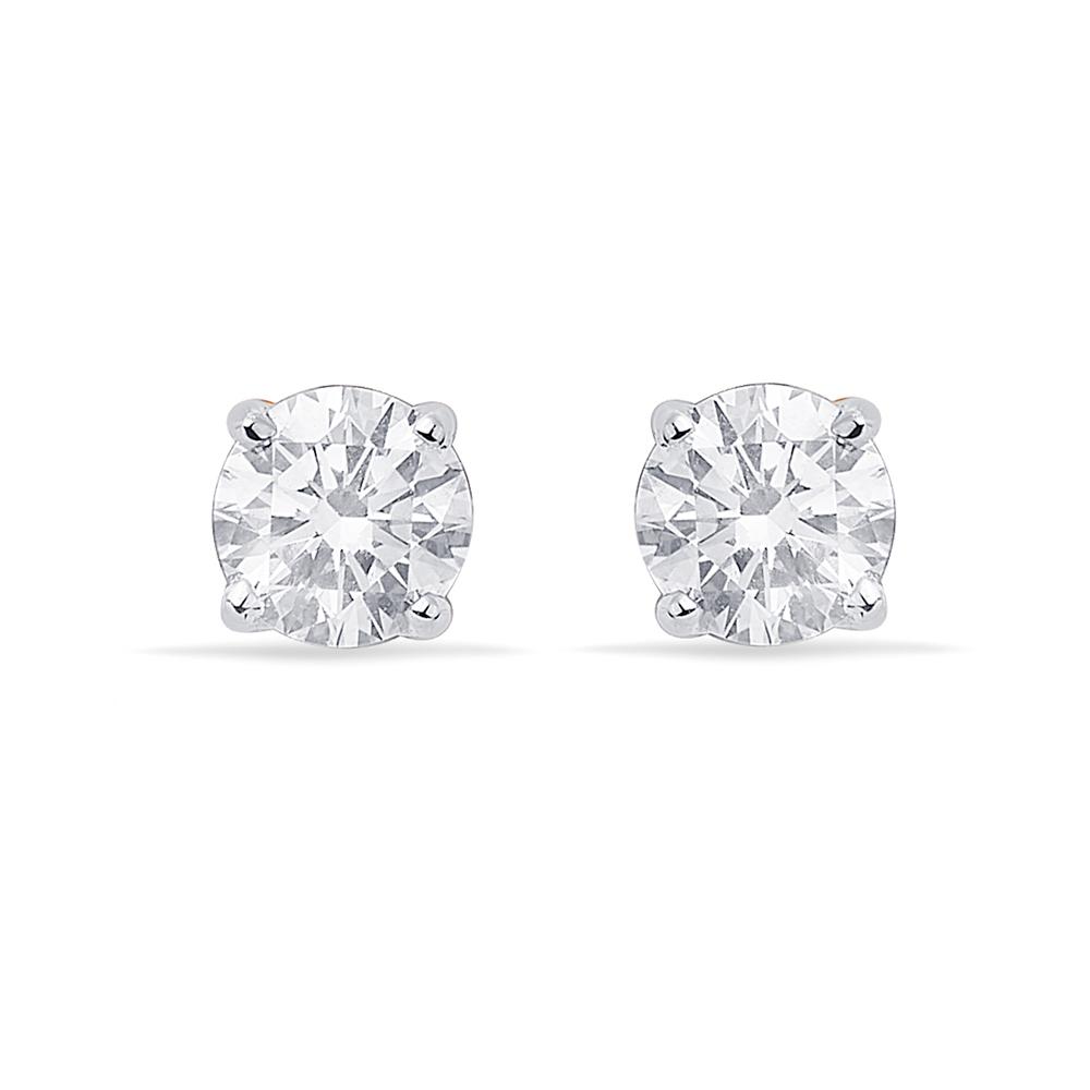 Buy 18 Karat Gold & Diamond Earrings