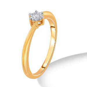 Buy 18 Karat Gold & Diamond Ring