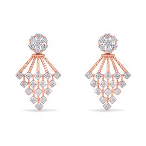 Buy 14 Karat Gold & Diamond Earrings