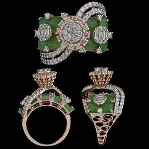Buy 14 Karat Gold & Diamond Ring