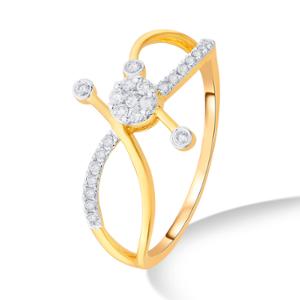 Buy 14 Karat Gold & Diamond Ring