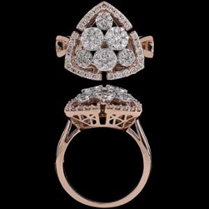 Buy 14 Karat Gold & Diamond Ring