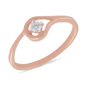 Buy 14 Karat Gold & Diamond Ring